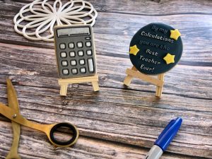 By My Calculations Fondant Stamp Embosser, Calculator, Maths, Thank You Teacher