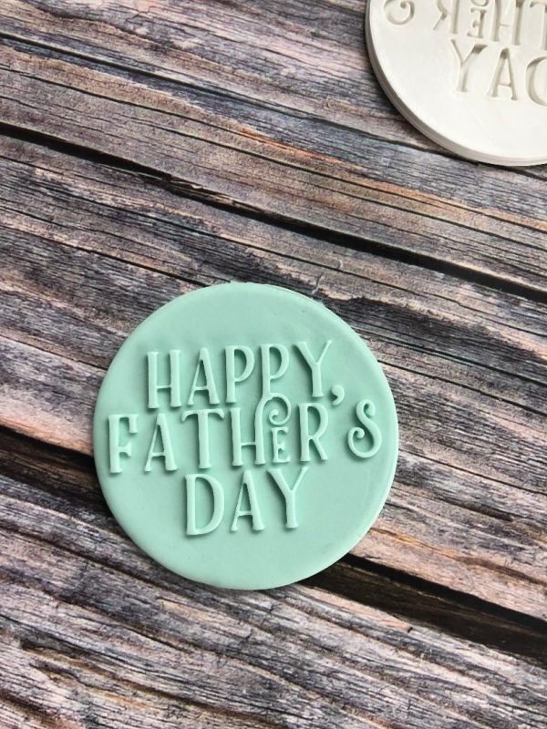 Happy Father's Day Happy Father’s Day Fondant Stamp Embosser, Fathers Day