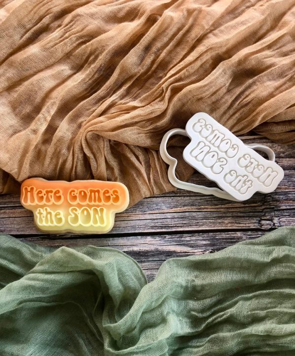 Here comes the son Here Comes The Son Cookie Cutter and Fondant Stamp Embosser