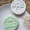 World's Best Dad World's Best Dad Fondant Stamp Embosser, Father's Day, Daddy, Dad Birthday