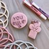 You Rule Fondant Stamp Embosser, Ruler, Teacher, Thankyou, Thank You, Teacher Appreciation