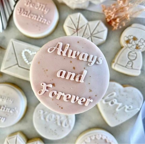always and forever Always and Forever Fondant Stamp Embosser, Valentine's Day, Love