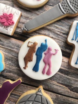 Dancing Girls Fondant Stamp Embosser, Dancing Queen, ABBA, Disco, Party, 80's, 90's, Mamma Mia