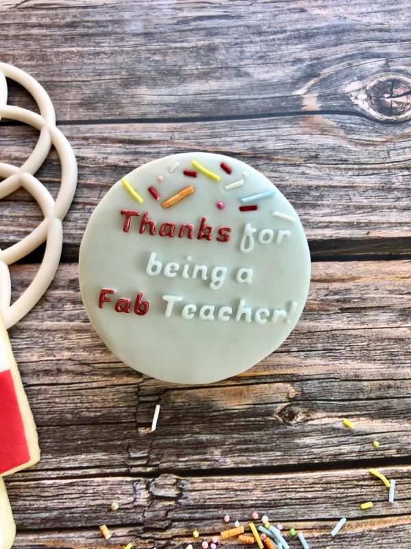 fab teacher 2 Thanks For Being A Fab Teacher Fondant Stamp Embosser, Teacher Appreciation, Best Teacher, Thankyou, Thank You