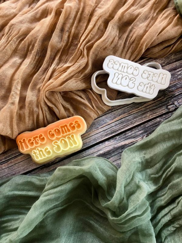 here comes the son 2 Here Comes The Son Cookie Cutter and Fondant Stamp Embosser