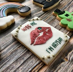 Kiss Me I'm Irish Fondant Stamp Embosser, Hen Party, St.Patrick's Day, St.Patricks, St.Paddy