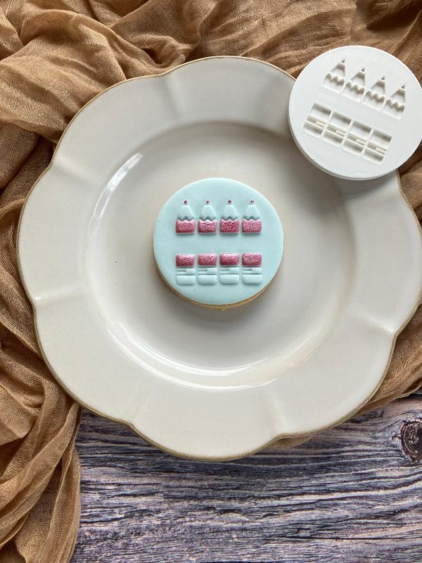 pencils 3 Pencils Fondant Stamp Embosser, Pencil, Personalised Embosser, Thank You Teacher, Stationery