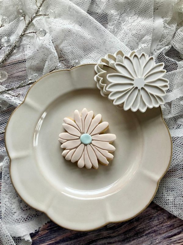 Flower Cookie Cutter and Fondant Stamp, Gardening, Mothers Day, Mother's Day, Get Well Soon
