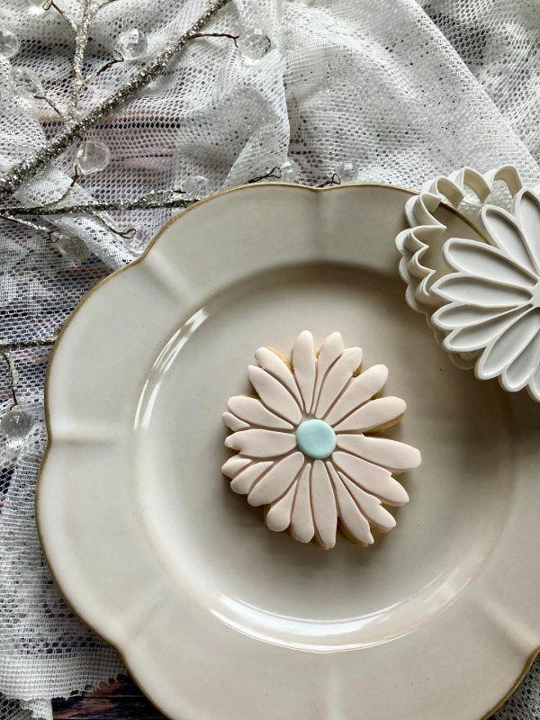 Flower Cookie Cutter and Fondant Stamp, Gardening, Mothers Day, Mother's Day, Get Well Soon