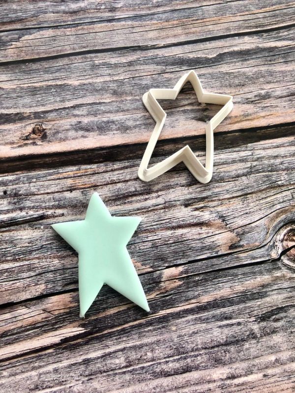 STAR CUTTER 2 Cute Star Shape Cookie Cutter, Christmas Star, Twinkle Twinkle