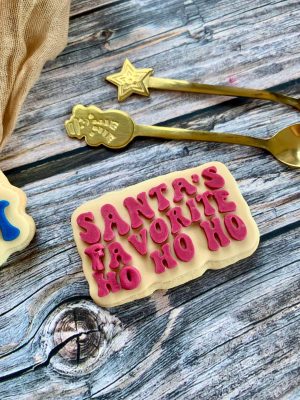 Santas Favorite Ho Ho Ho Cookie Cutter and Fondant Embosser