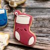 Stocking Cookie Cutter and Fondant Stamp Embosser