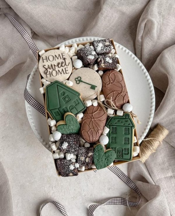 House Cookie Cutter and Fondant Stamp, Home, New Home, Christmas Village