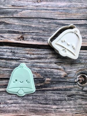 Cute Bell Cookie Cutter and Fondant Stamp Embosser