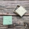 bespoke initials Personalised Cookie Cutter and Fondant Stamp Embosser, Wedding, Engagement, Wedding Favours