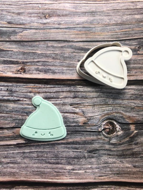 Hat Cookie Cutter and Fondant Stamp