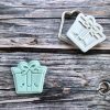 Cute Gift Cookie Cutter and Embosser, Present