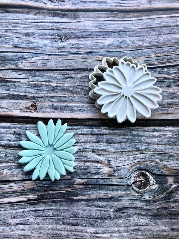 Flower Cookie Cutter and Fondant Stamp, Gardening, Mothers Day, Mother's Day, Get Well Soon