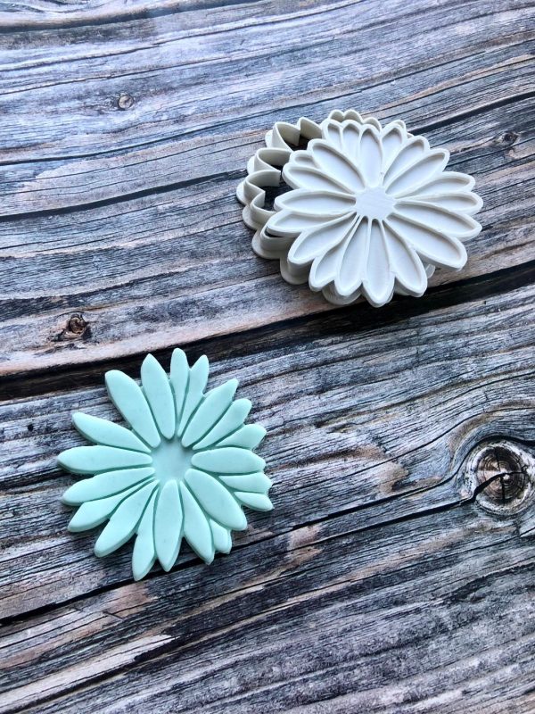 Flower Cookie Cutter and Fondant Stamp, Gardening, Mothers Day, Mother's Day, Get Well Soon