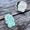 Gingerbread Boy Cookie Cutter and Fondant Stamp Embosser, Christmas, Ginger Bread