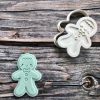 Cute Gingerbread Man Cookie Cutter and Fondant Stamp Embosser