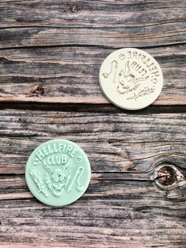 hellfire club Hellfire Club Fondant Stamp Embosser, Stranger Things
