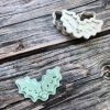 holly 2 Cute Holly Cookie Cutter and Fondant Stamp Embosser, Christmas, Holly Jolly