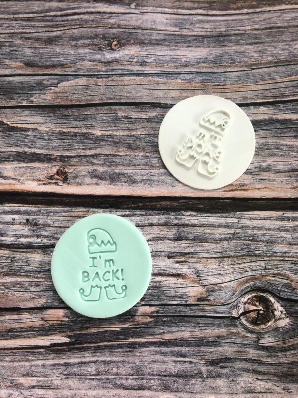 I'm Back Cookie Stamp, Elf on the Shelf, Elf Return