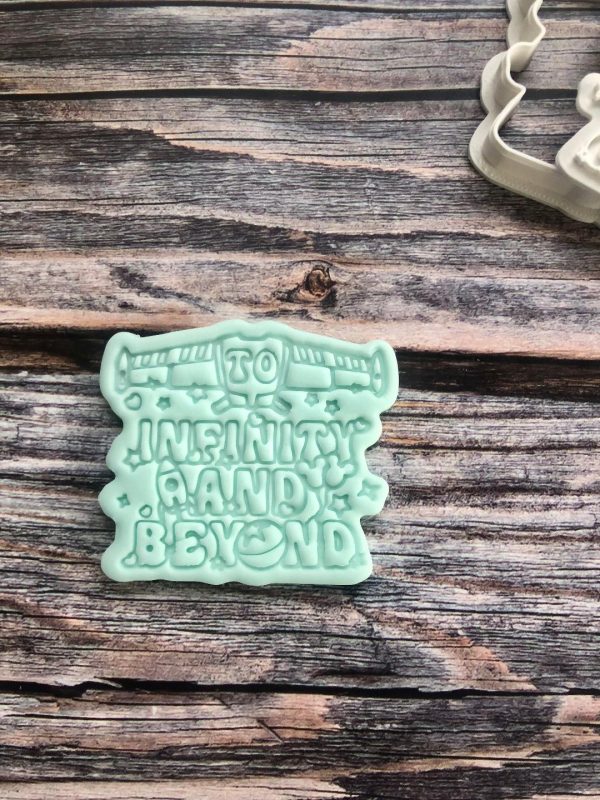 infinity and beyond 2 To Infinity and Beyond Cookie Cutter and Fondant Stamp, Toy Story Theme, Buzz