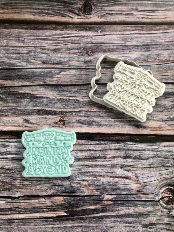 To Infinity and Beyond Cookie Cutter and Fondant Stamp To Infinity and Beyond Cookie Cutter and Fondant Stamp
