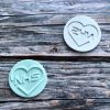 NHS Heart Fondant Stamp Embosser, Thank You NHS, Doctor, Nurse, Get Well Soon