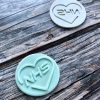 NHS Heart Fondant Stamp Embosser, Thank You NHS, Doctor, Nurse, Get Well Soon