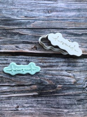 Nurse Cookie Cutter and Fondant Stamp Embosser, NHS, Medicine, Love, Thank You Nurse