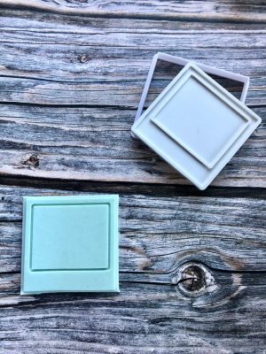 Polaroid Picture Cookie Cutter and Fondant Stamp