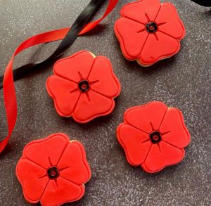 Poppy Cookie Cutter and Fondant Stamp, Remembrance Day, Flower Cookie Cutter, VE Day