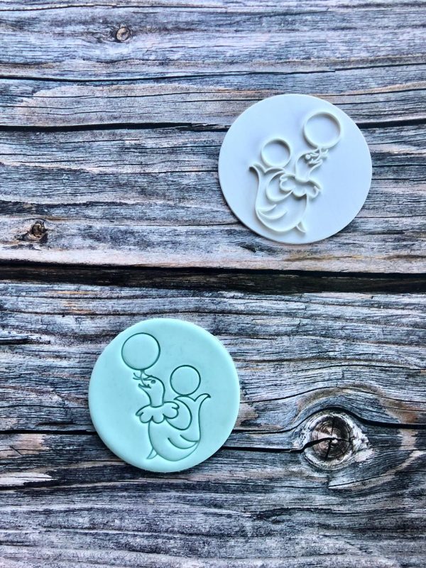 Seal Cookie Stamp, Circus Cookie Stamp, Performing Seal, Circus Theme