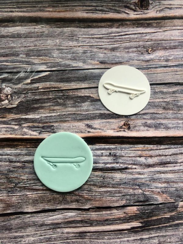 skateboard Skateboard Cookie Stamp, Skating, Skater