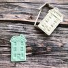House Cookie Cutter and Fondant Stamp, Town House, Tall House, Christmas House, New Home
