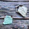 Train Cookie Cutter and Fondant Stamp Embosser, Steam Train, Retro Train