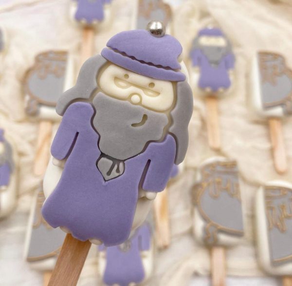 wizard Wizard Cookie Cutter and Fondant Stamp, Harry Potter Theme, Magic, Halloween