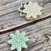 IMG_2545 Snowflake Cookie Cutter and Fondant Stamp Embosser, Frozen Theme, Christmas Embosser, Snow Flake