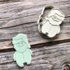 IMG_4047 Santa Cookie Cutter and Fondant Stamp, Sleepy Santa, Father Christmas