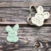 IMG_4242 Rabbit Cookie Cutter and Fondant Stamp Embosser, Farm Animal, Bunny, Easter