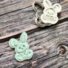 IMG_4243 Rabbit Cookie Cutter and Fondant Stamp Embosser, Farm Animal, Bunny, Easter