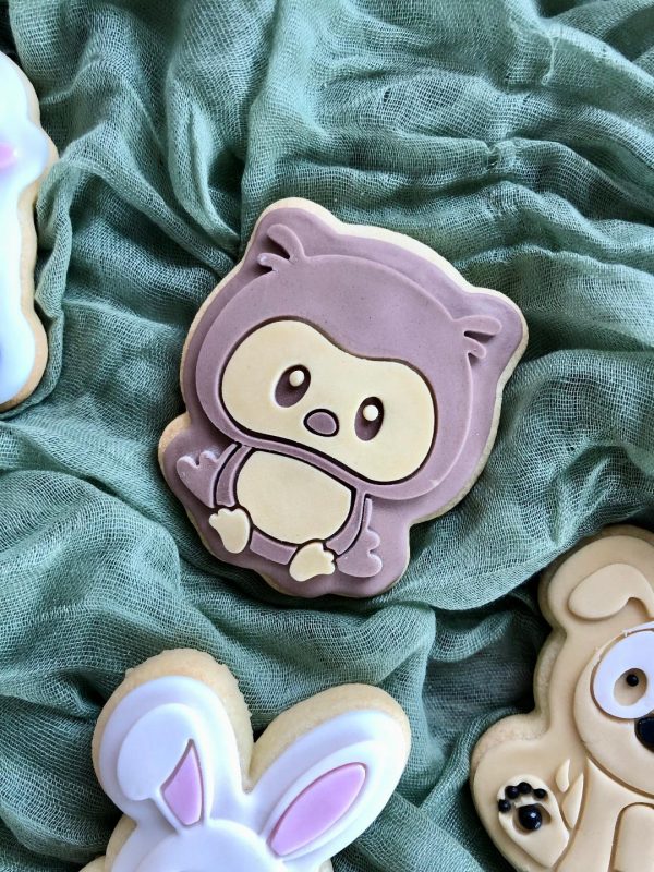 Owl Cookie Cutter and Fondant Embosser