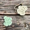 Dog Cookie Cutter and Fondant Stamp Embosser, Farm Animal, Cute Puppy, Pet, I Woof You