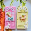 easter Doors Rectangle Door Cookie Cutter and Fondant Stamp, New Home, Christmas Door, Easter Door