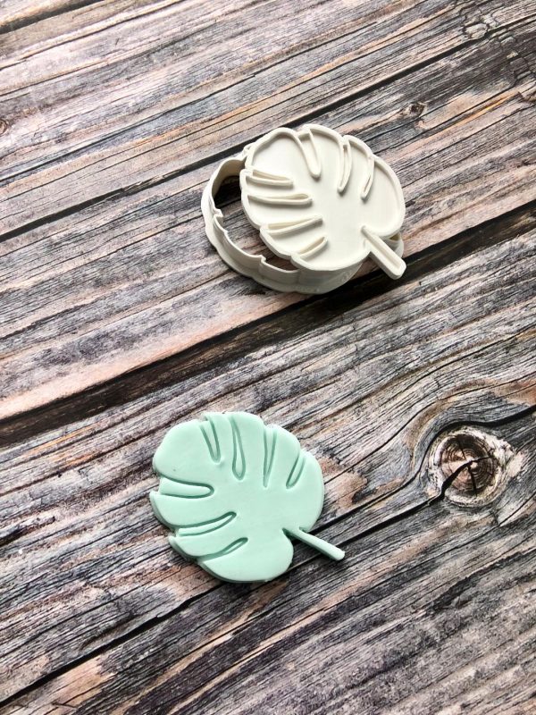 Leaf Cookie Cutter and Fondant Stamp