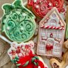 penny 2 Bauble Cookie Cutter and Fondant Stamp, Christmas, Decoration