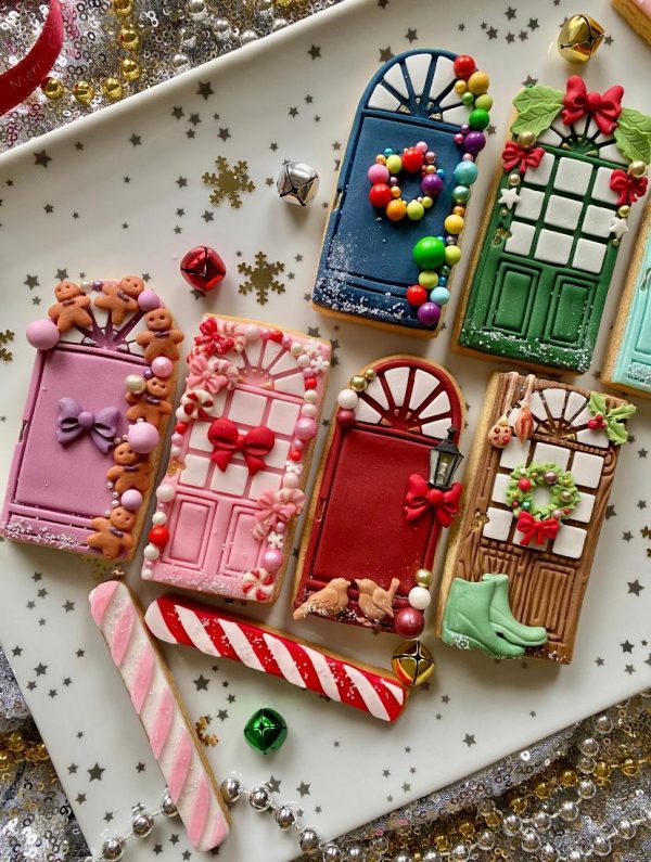 penny 3 Rectangle Door Cookie Cutter and Fondant Stamp, New Home, Christmas Door, Easter Door